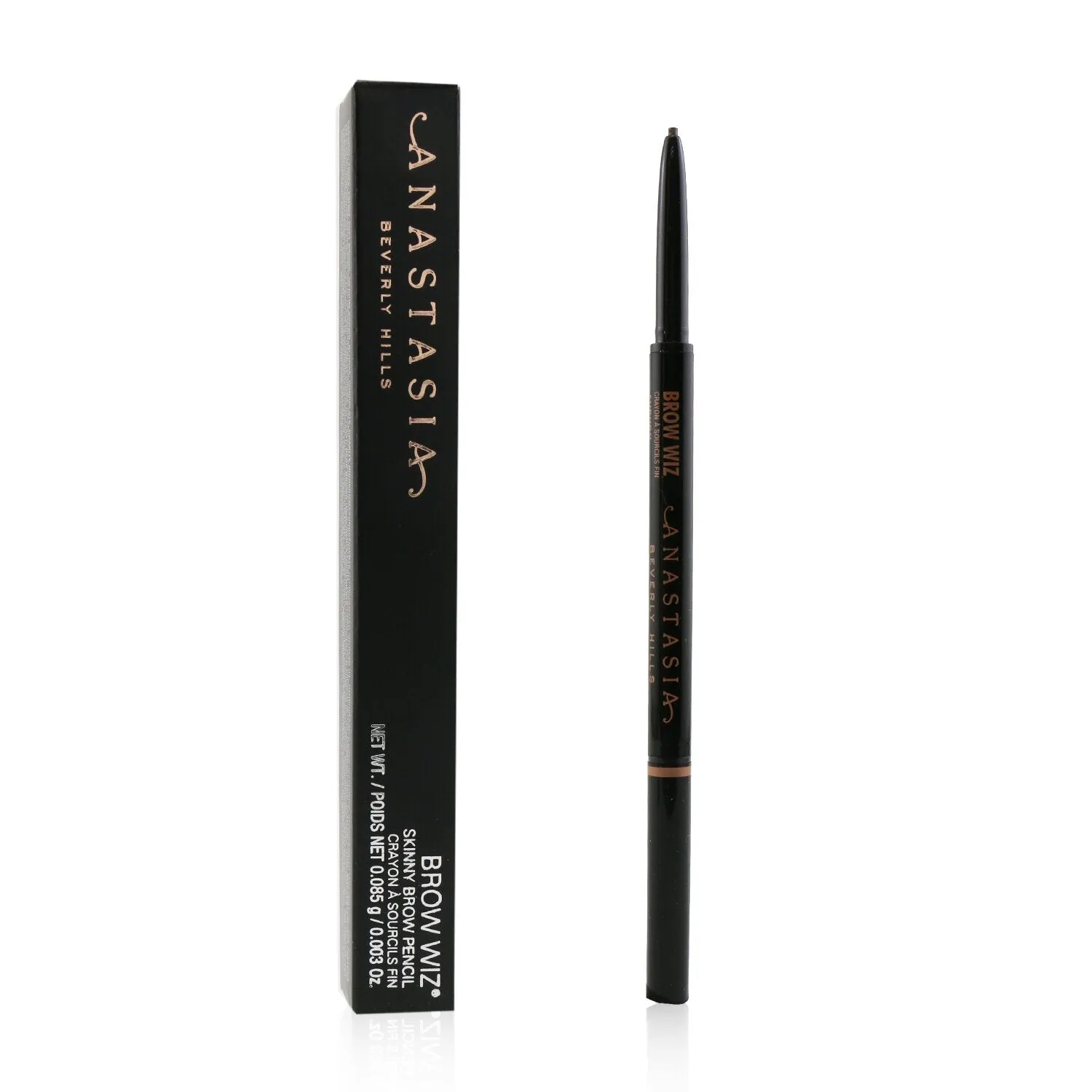 Anastasia Beverly Hills Brow Wiz Skinny Brow Pencil - # Ebony  0.085g/0.003oz