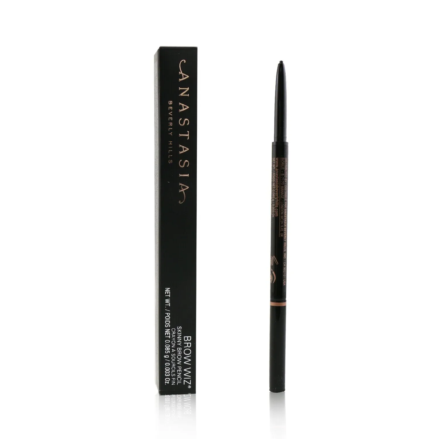 Anastasia Beverly Hills Brow Wiz Skinny Brow Pencil - # Ebony  0.085g/0.003oz