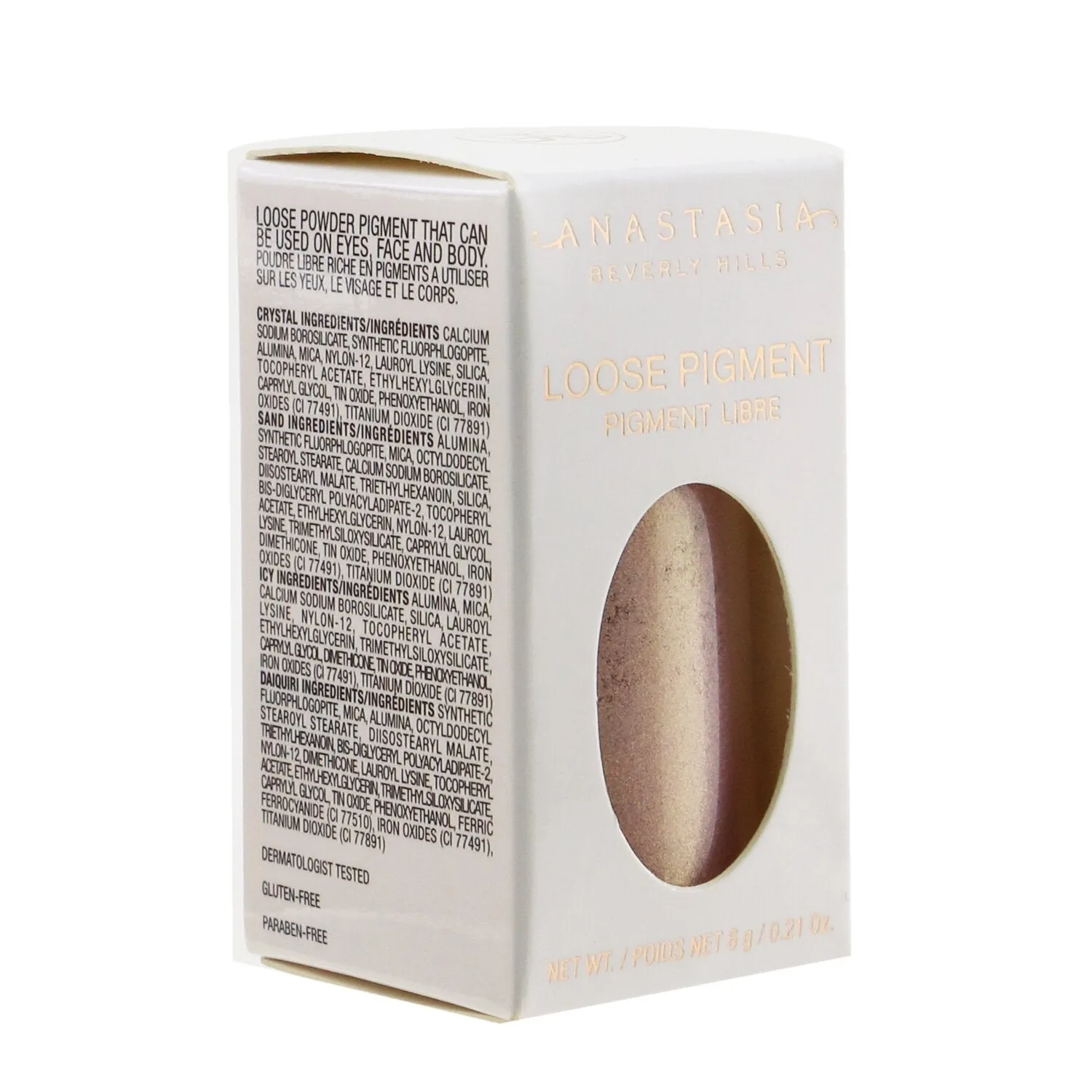 Anastasia Beverly Hills Loose Pigment - # Crystal (Beige Satin)  6g/0.21oz