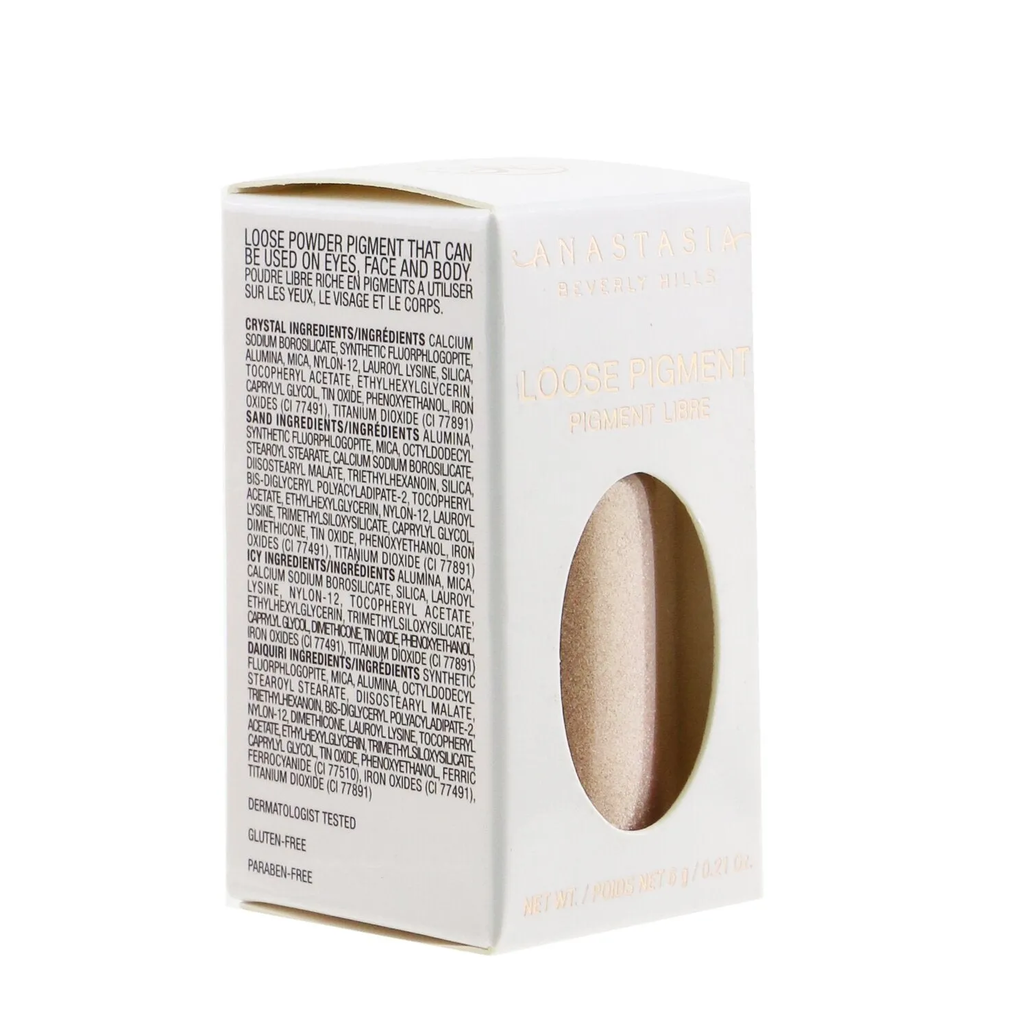 Anastasia Beverly Hills Loose Pigment - # Crystal (Beige Satin)  6g/0.21oz