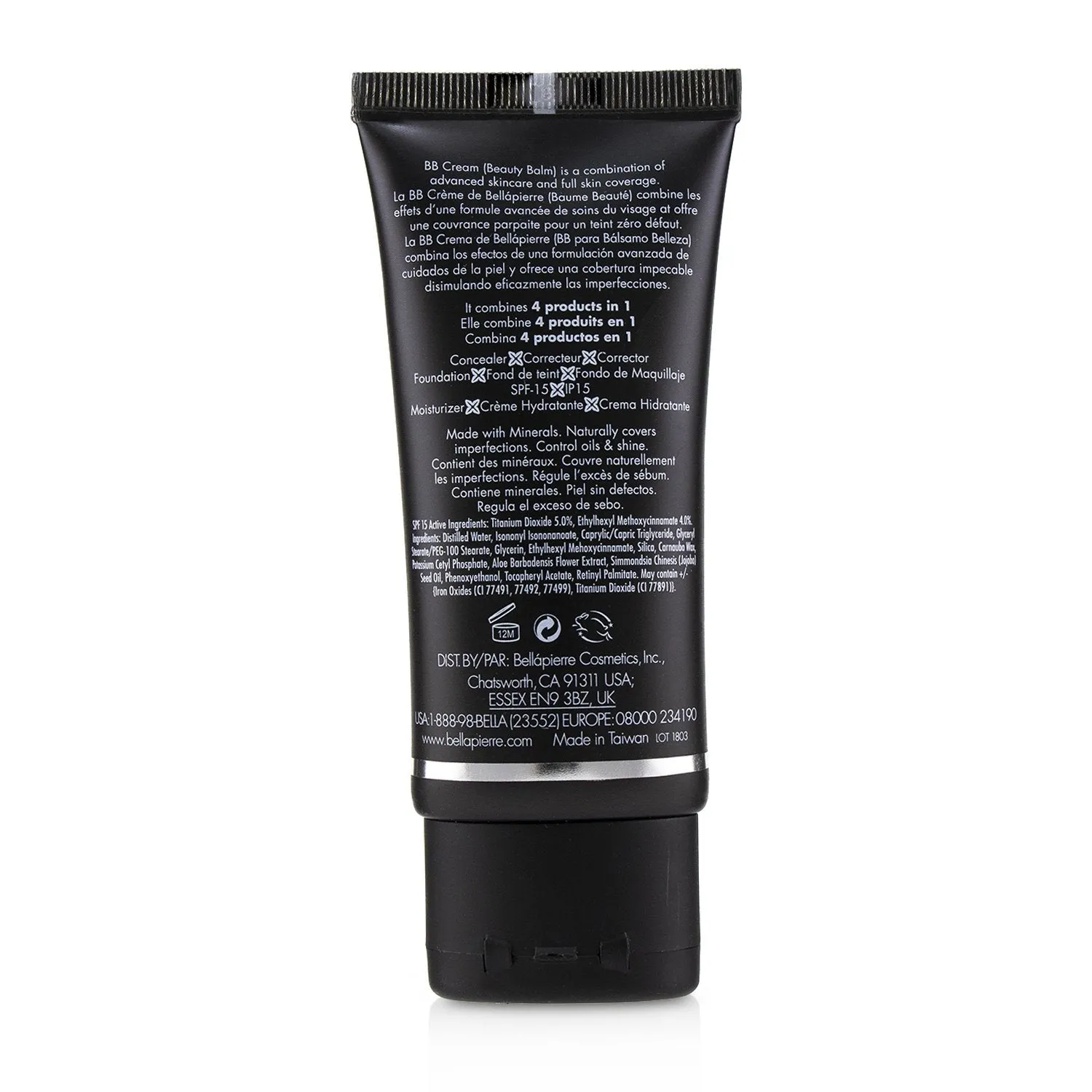 Bellapierre Cosmetics Derma Renew BB Cream SPF 15 - # Light  40ml/1.5oz