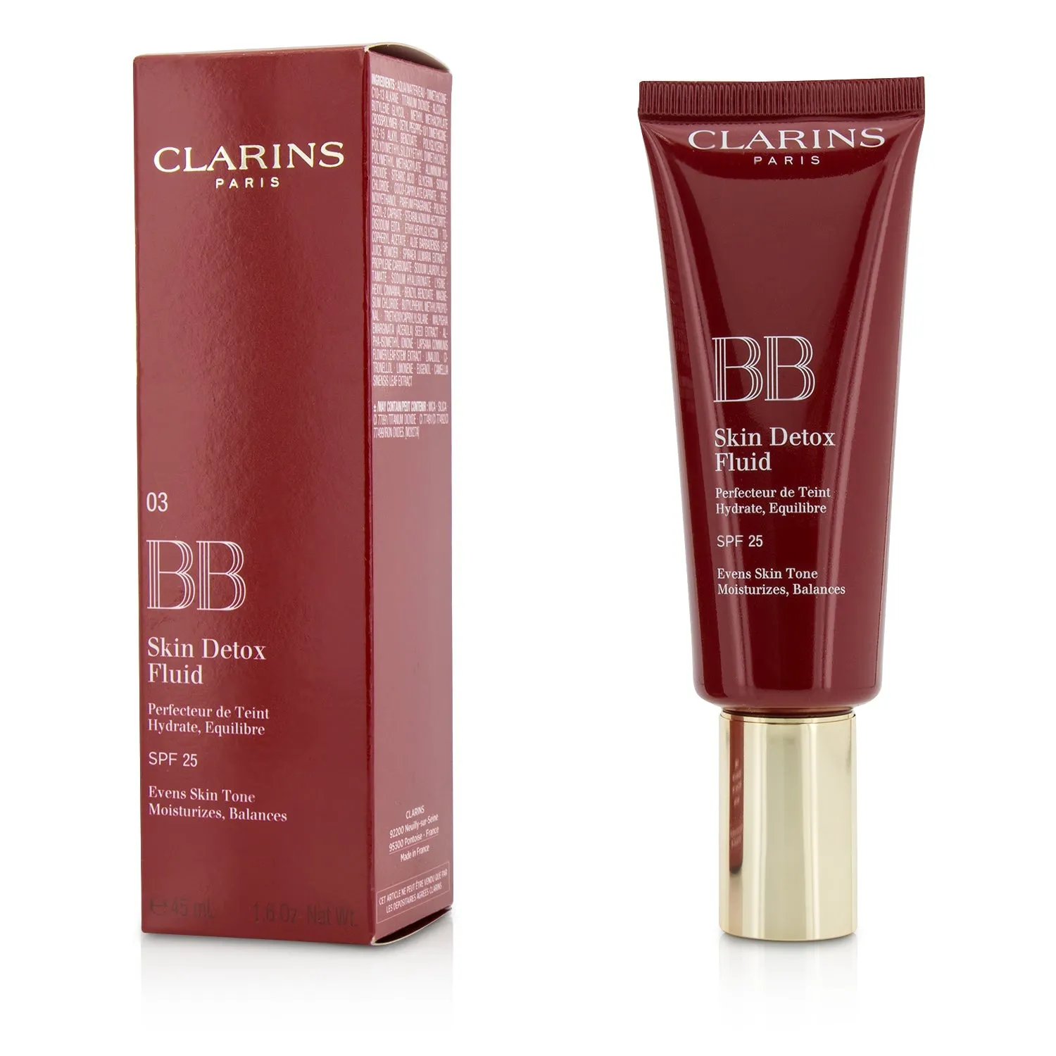 Clarins BB Skin Detox Fluid SPF 25 - #00 Fair  45ml/1.6oz