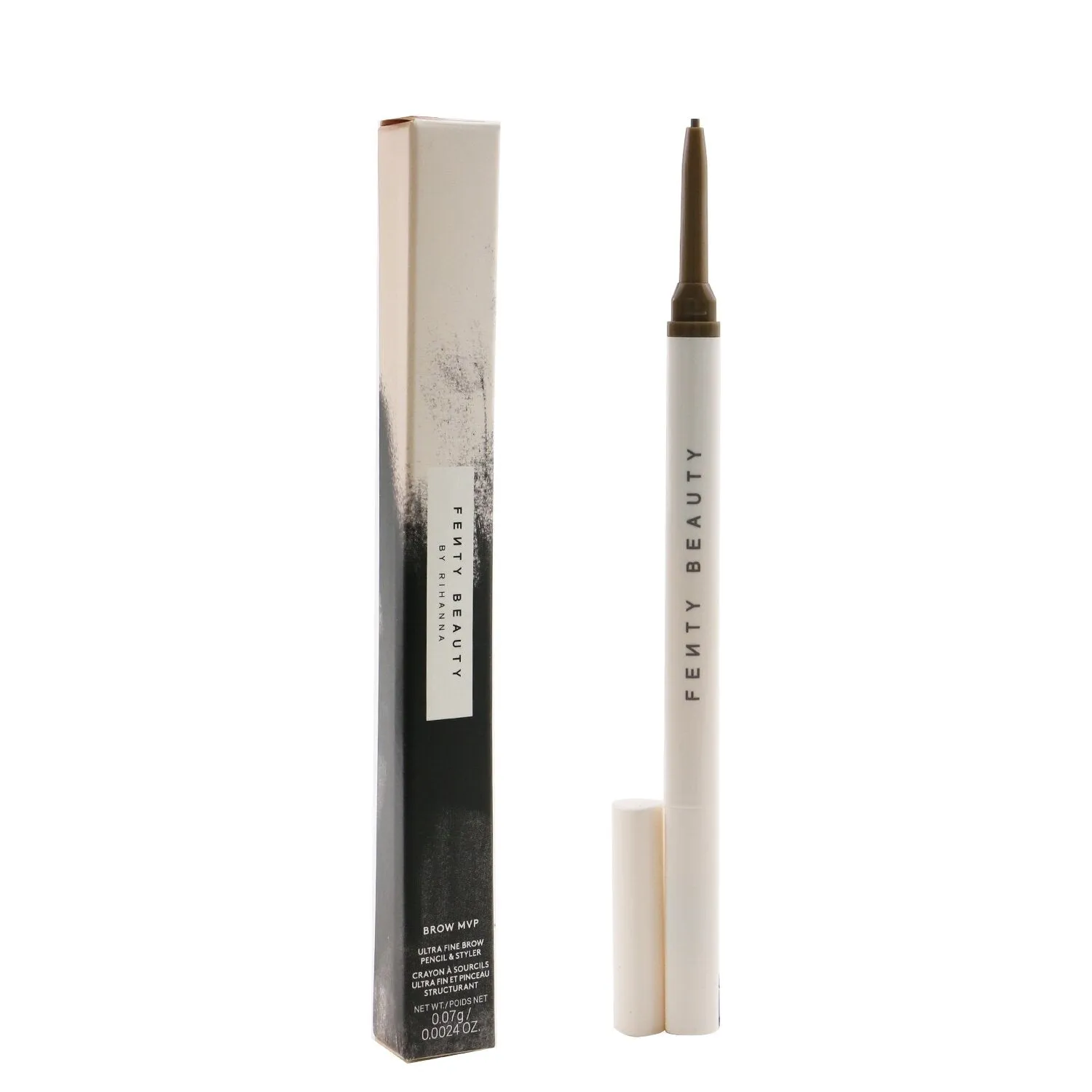 Fenty Beauty by Rihanna Brow MVP Ultra Fine Brow Pencil & Styler - # Soft Black  0.07g/0.0024oz