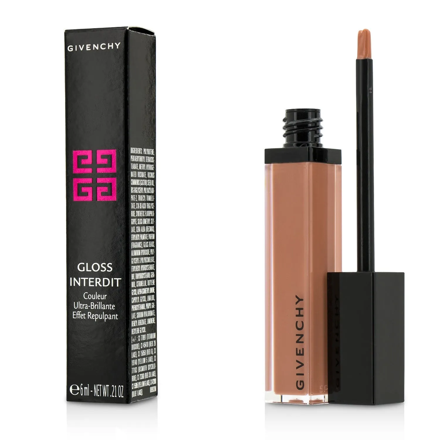 Givenchy Gloss Interdit Ultra Shiny Color Plumping Effect - # 39 Fancy Pink  6ml/0.21oz