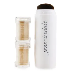 Jane Iredale Powder Me Refillable Brush (1x Brush. 2x Refills) - Tanned  2x2.5g/0.09oz
