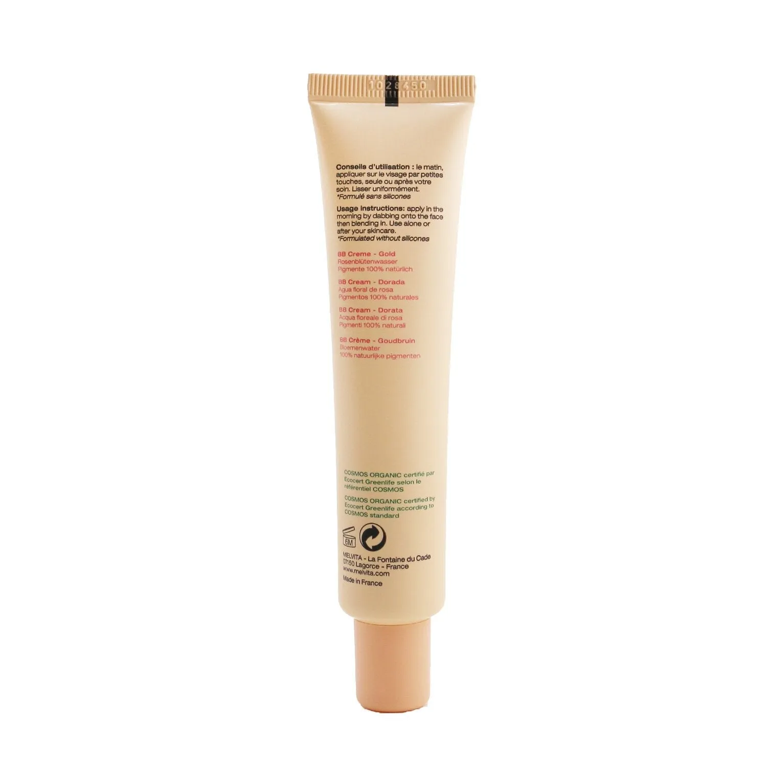 Melvita Nectar De Roses BB Cream Complexion Enhancer - # Golden  40ml/1.3oz