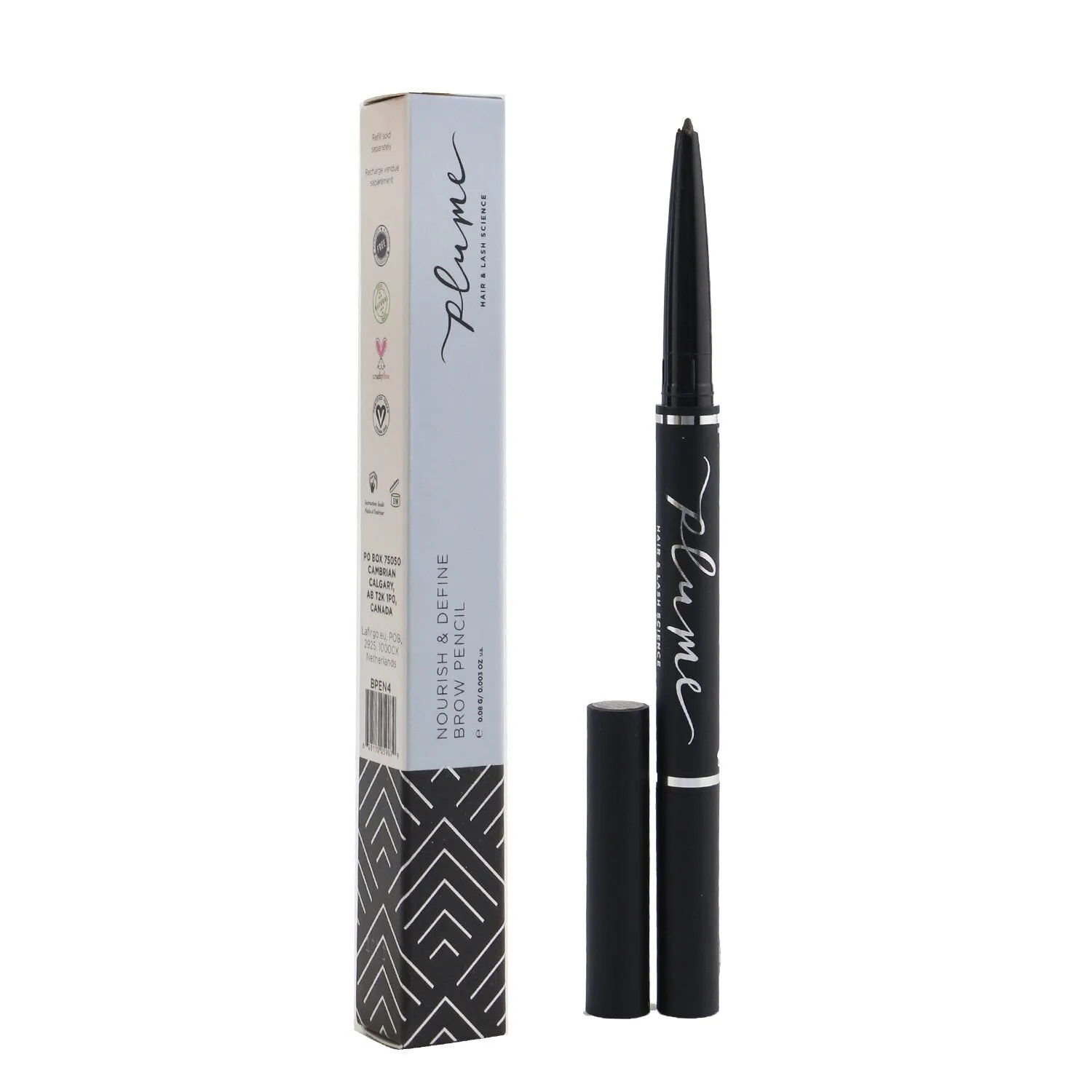Plume Science Nourish & Define Refillable Brow Pencil - # Ashy Daybreak  0.08g/0.003oz