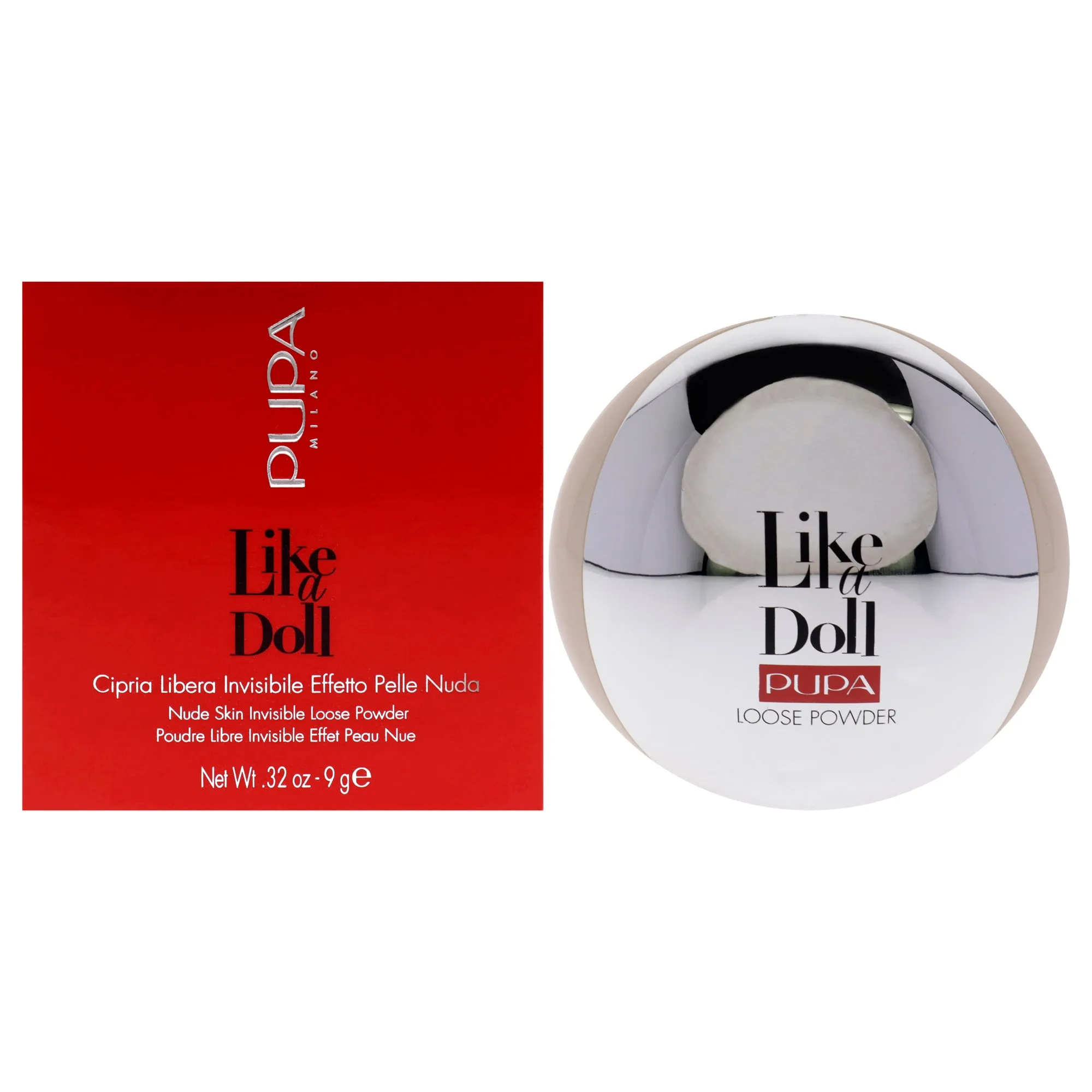 Pupa Milano Like a Doll Invisible Loose Powder - 004 Rosy Beige by Pupa Milano for Women - 0.32 oz Powder
