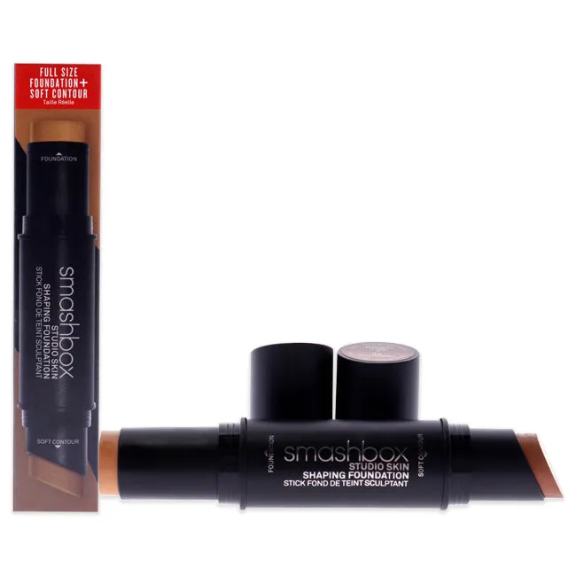 SmashBox Studio Skin Shaping Foundation Stick - 3-0 Warm Beige Plus Soft Contour by SmashBox for Women - 2 Pc 0.26oz Foundation. 0.14oz Soft Contour