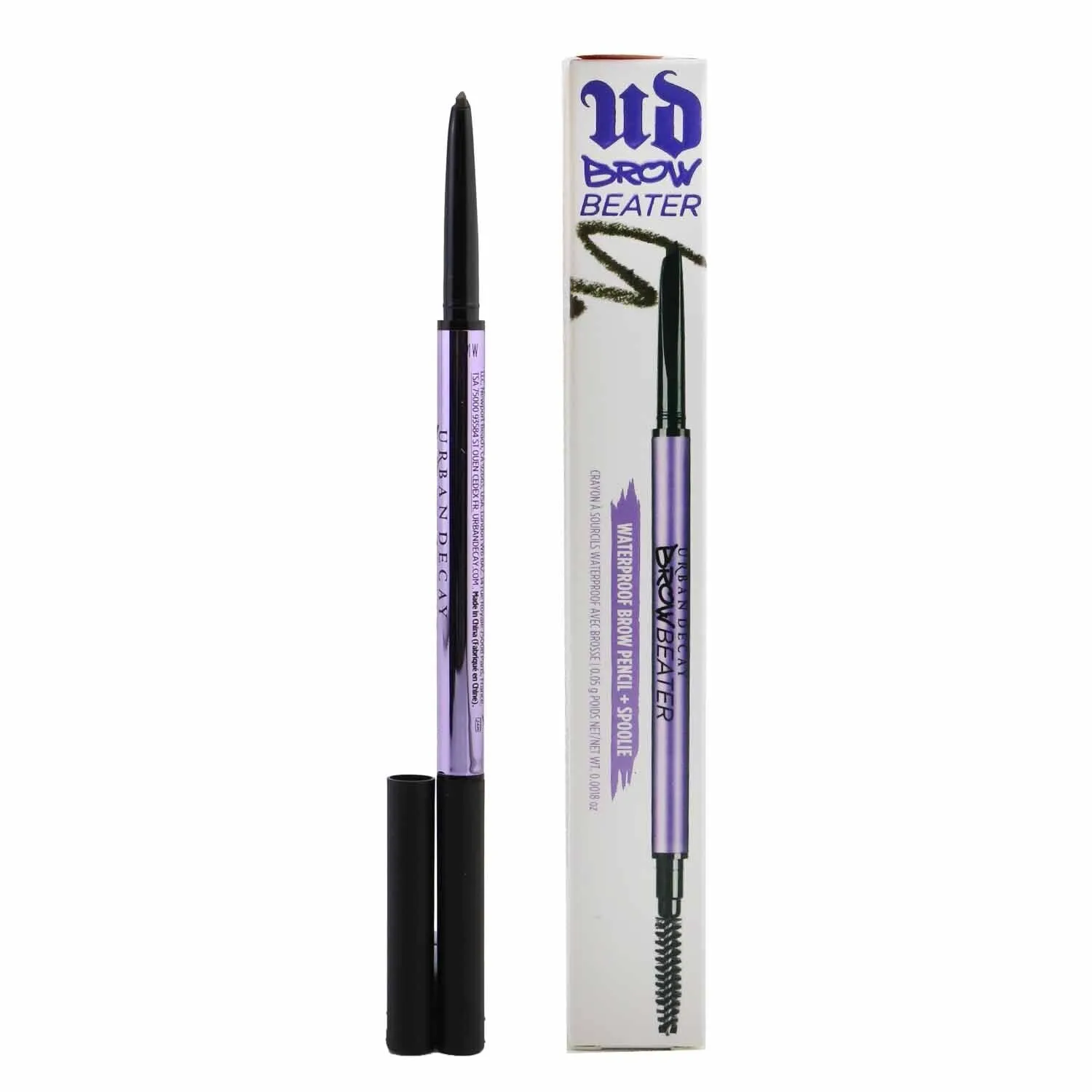 Urban Decay Brow Beater Waterproof Brow Pencil   Spoolie - # Taupe Trap (Taupe)  0.05g/0.0018oz